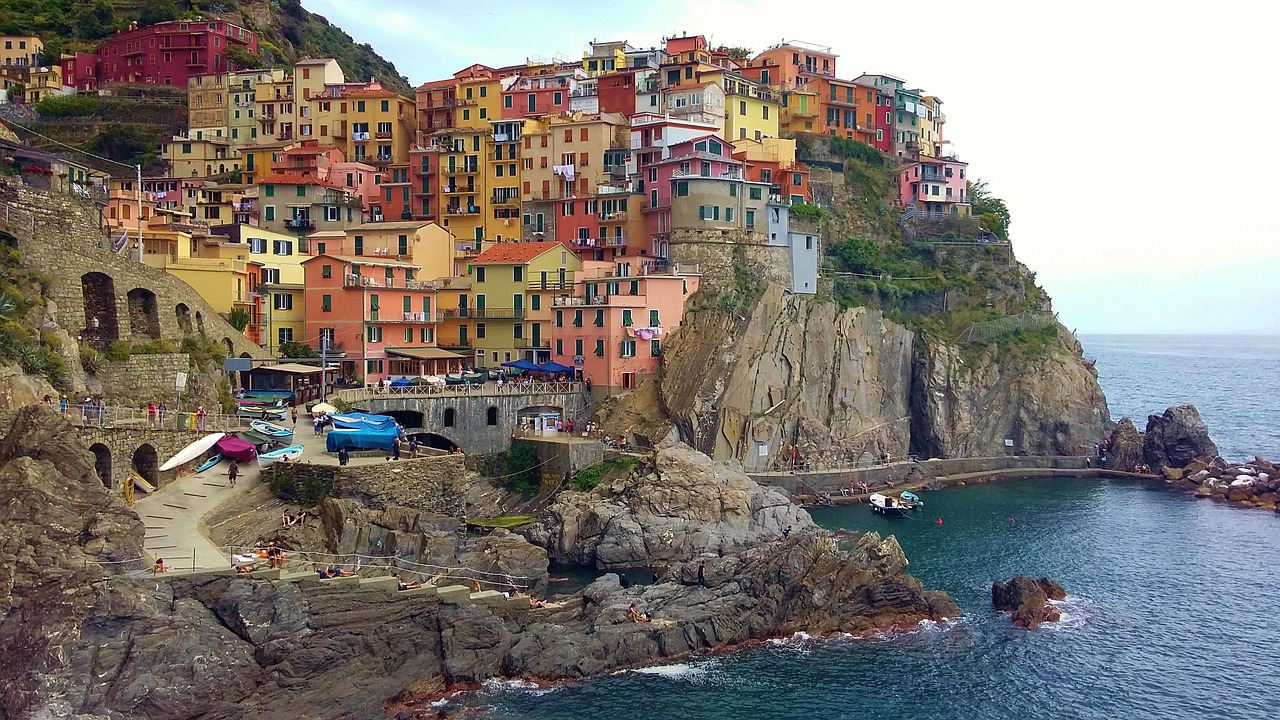 Cinque Terre, Italy, Vaizdingas, Nemokamos Nuotraukos,  Nemokama Licenzija