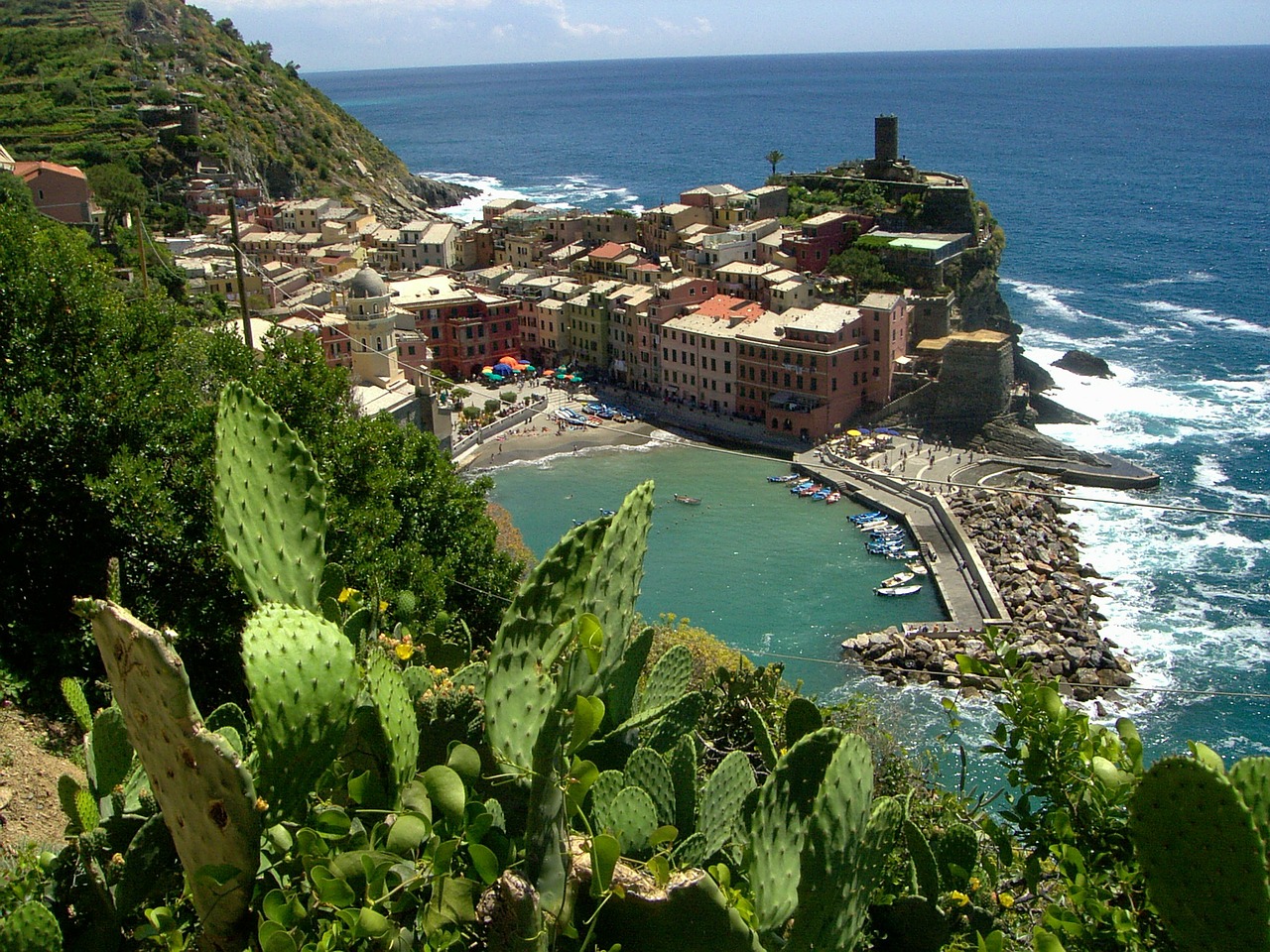 Cinque Terre, Italy, Kaimas, Kranto, Vaizdingas, Nemokamos Nuotraukos,  Nemokama Licenzija