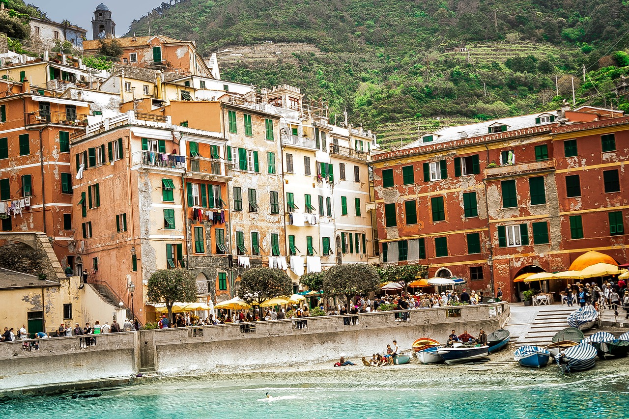 Cinque Terre, Italy, Papludimys, Amalfi Pakrantė, Architektūra, Pastatai, Pajūryje, Nemokamos Nuotraukos,  Nemokama Licenzija
