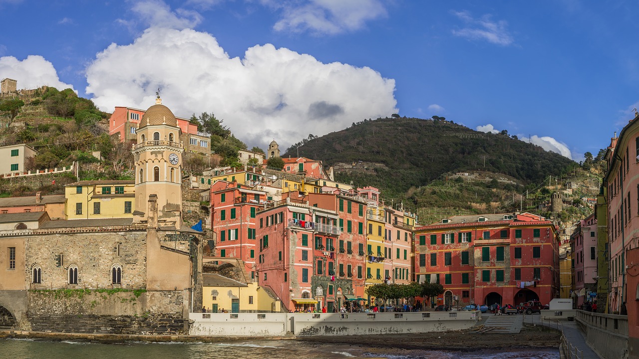 Cinque Terre,  Italija,  Viduržemio Jūros,  Vernazza,  Vaizdingas,  Miestas,  Italų,  Riviera,  Europa,  Pakrantės