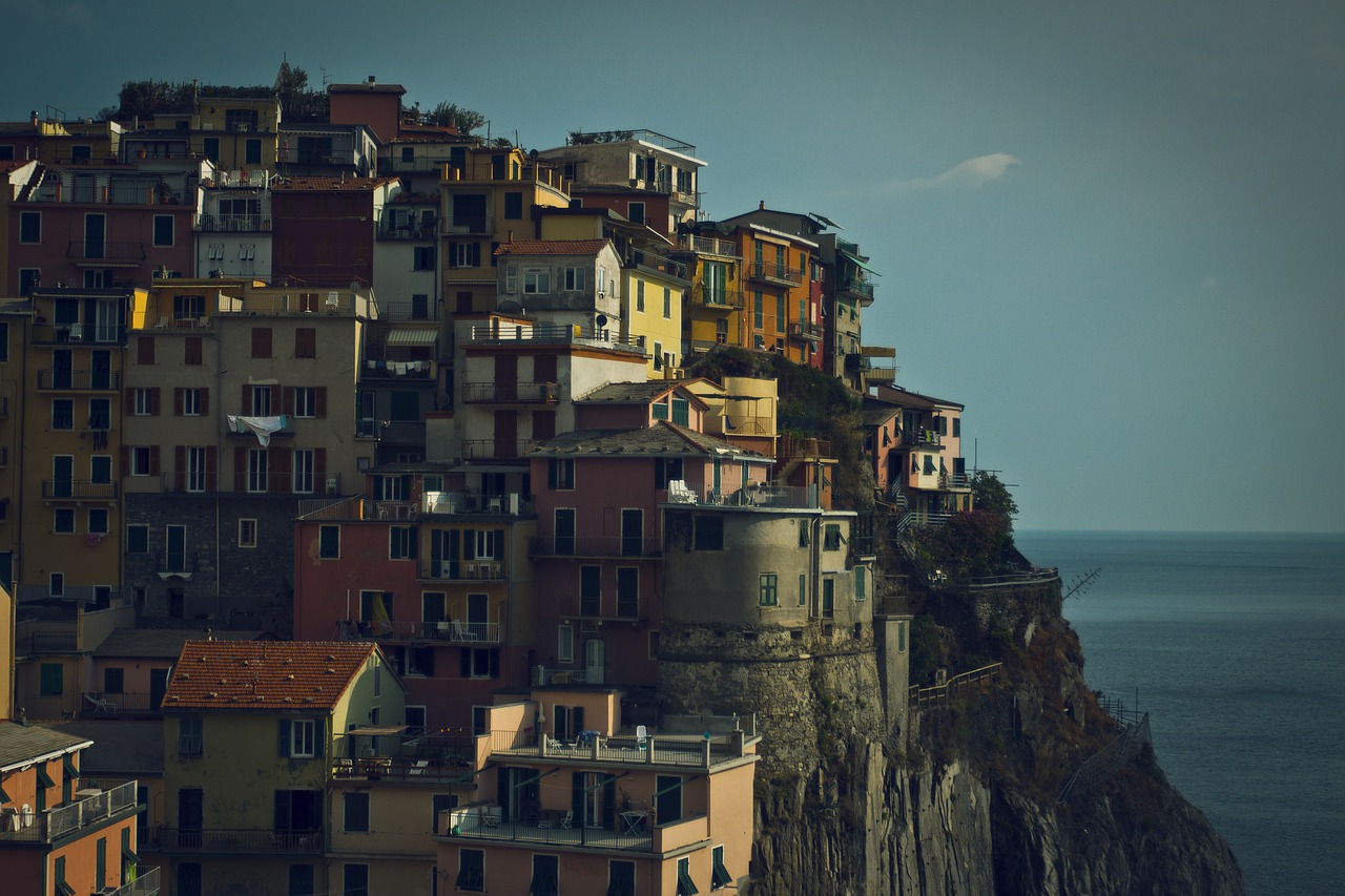 Cinque Terre, Italy, Pakrantė, Europa, Viduržemio Jūros, Ligurija, Kaimas, Kelionė, Uolos, Europietis