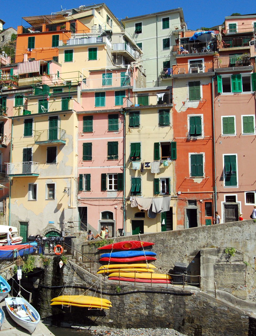 Cinque Terre, Namai, Spalvos, Riomaggiore, Ligurija, Italy, Valtys, Nemokamos Nuotraukos,  Nemokama Licenzija