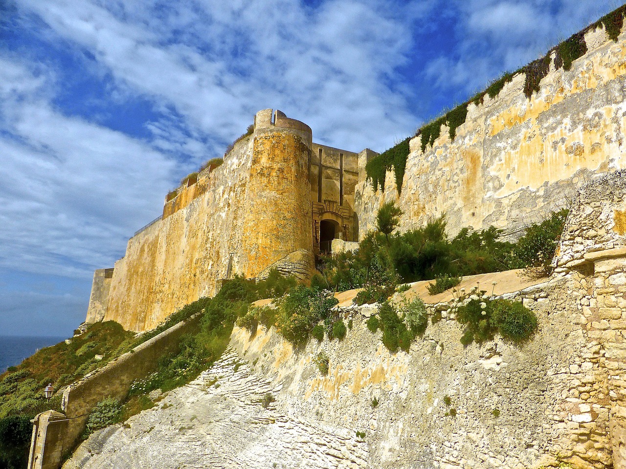 Citadelė, Fortas, Fortifikacija, Bonifacio, Siena, Pilis, Tvirtovė, Nemokamos Nuotraukos,  Nemokama Licenzija