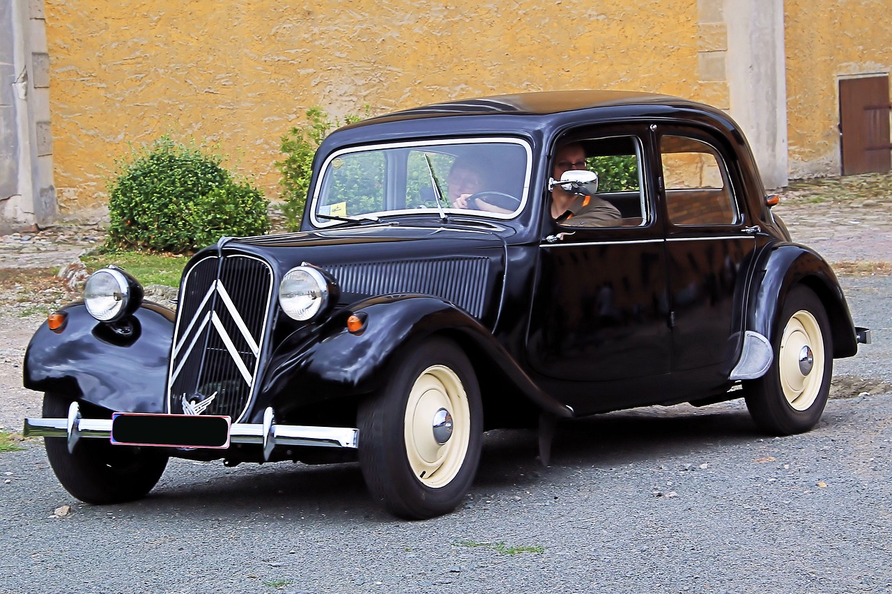 Citroen 11Cv, Oldtimer, Klasikinis, France, Citroen, Istoriškai, Nemokamos Nuotraukos,  Nemokama Licenzija