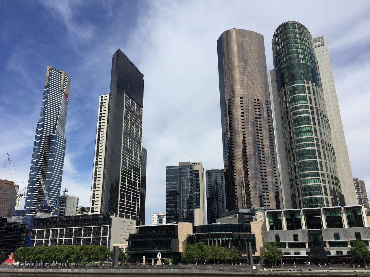 Miestas, Melburnas, Melburno Miestas, Australia, Melbourne Skyline, Miesto Panorama, Southbank, Nemokamos Nuotraukos,  Nemokama Licenzija