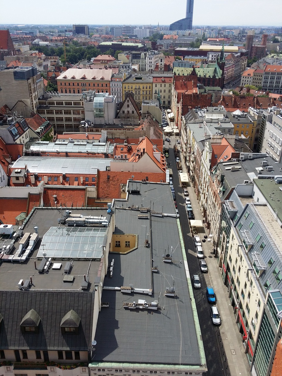 Miestas, Wrocław, Architektūra, Pastatai, Lenkija, Miesto Centras, Miesto Panorama, Gatvė, Apatinė Silesia, Paminklas