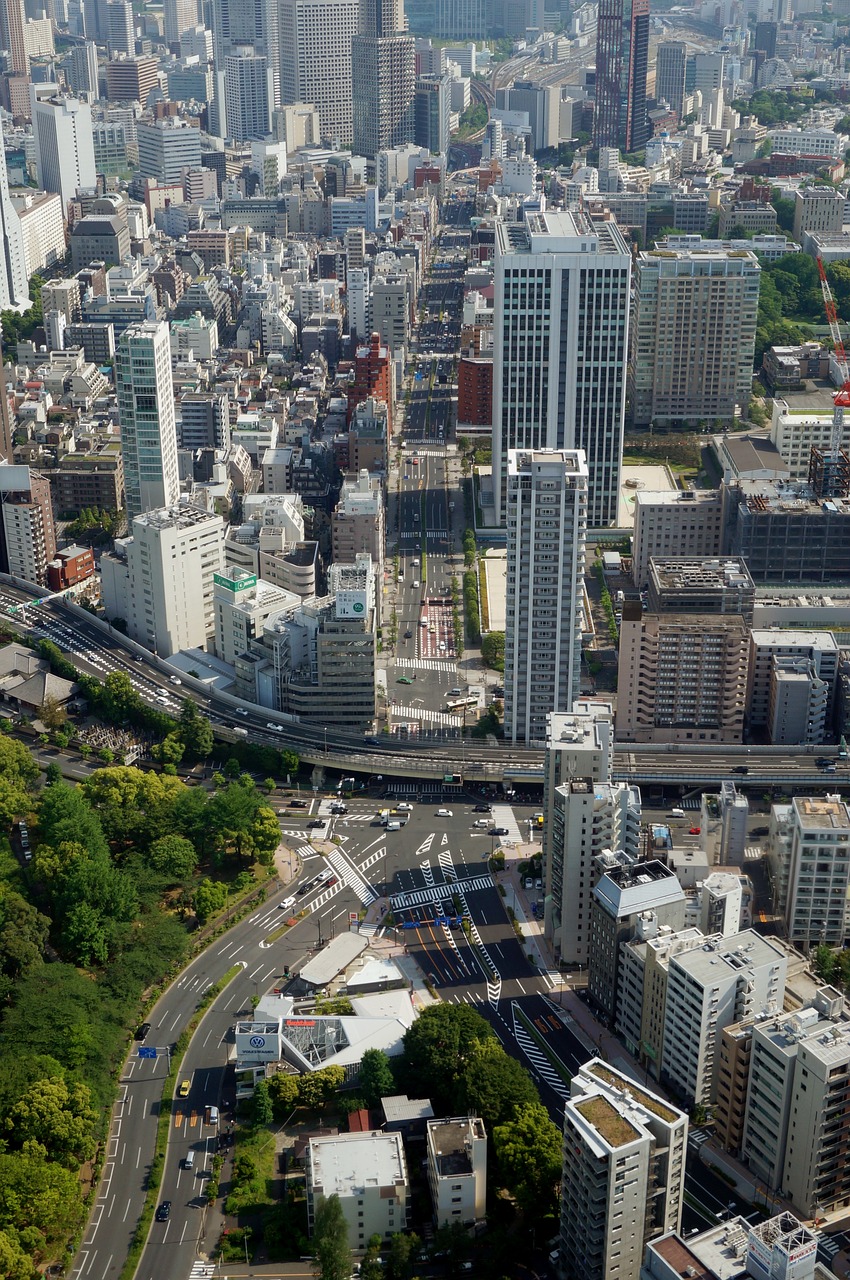 Miestas, Tokyo, Dangoraižiai, Išdrįsti, Sankryža, Japonija, Nemokamos Nuotraukos,  Nemokama Licenzija