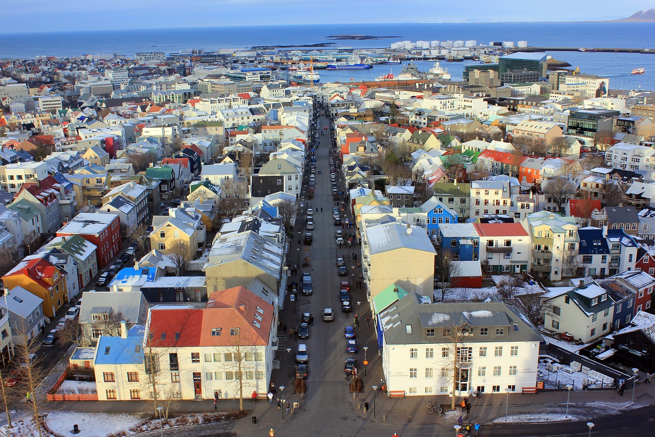 Miestas, Iceland, Spalva, Europa, Kelionė, Architektūra, Reikjavikas, Šiaurė, Pastatas, Bažnyčia