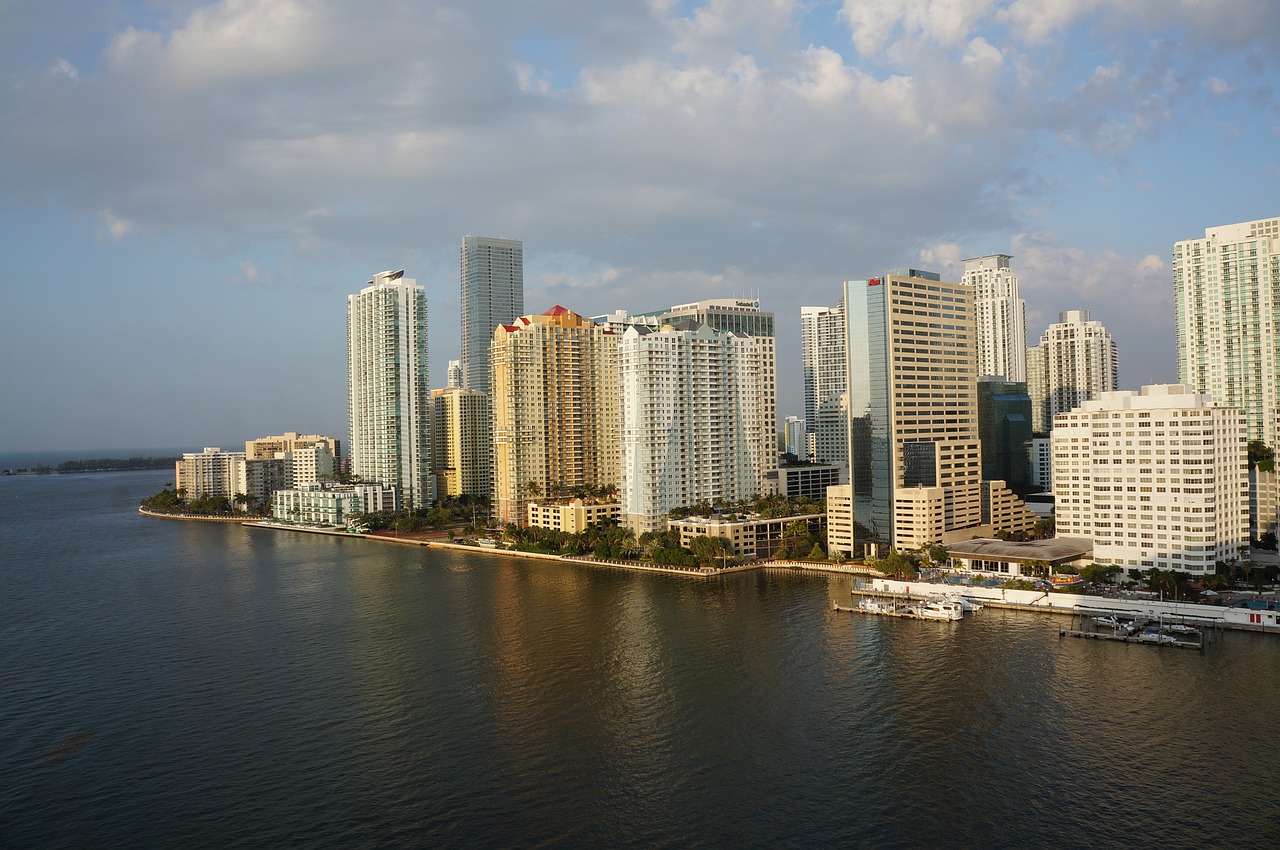 Miestas, Miami, Dangus, Jungtinės Valstijos, Nemokamos Nuotraukos,  Nemokama Licenzija