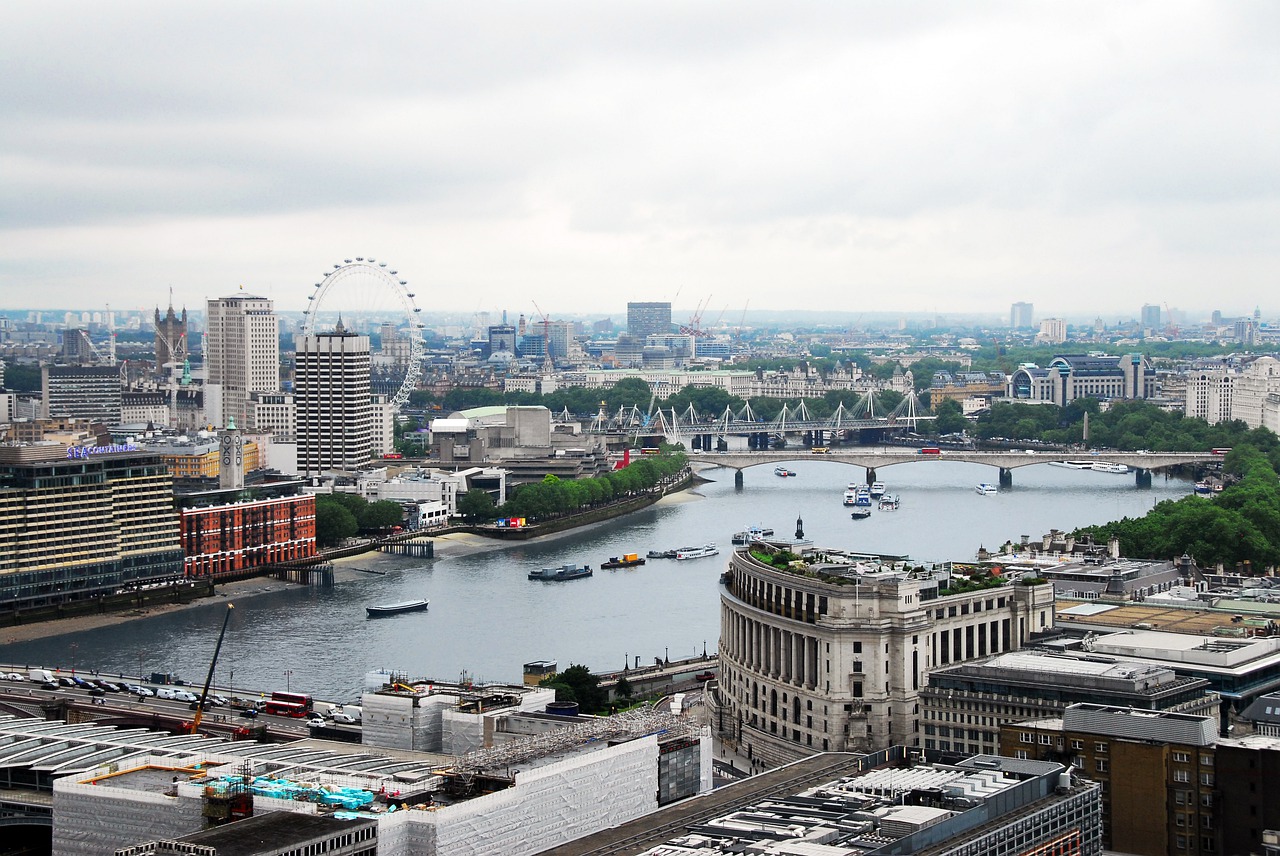 Miestas, Miesto Panorama, Vanduo, Architektūra, Panorama, Londonas, Orientyras, Upė, Thames, Nemokamos Nuotraukos