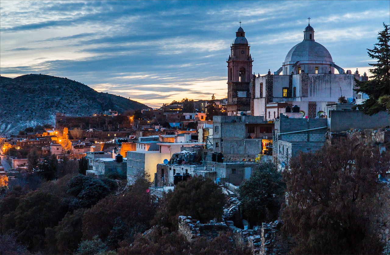 Miestas, Architektūra, Kelionė, Bažnyčia, Miesto Panorama, Magiškasis Miestas, Mexcian, Meksika, Gimtoji, Pixbay