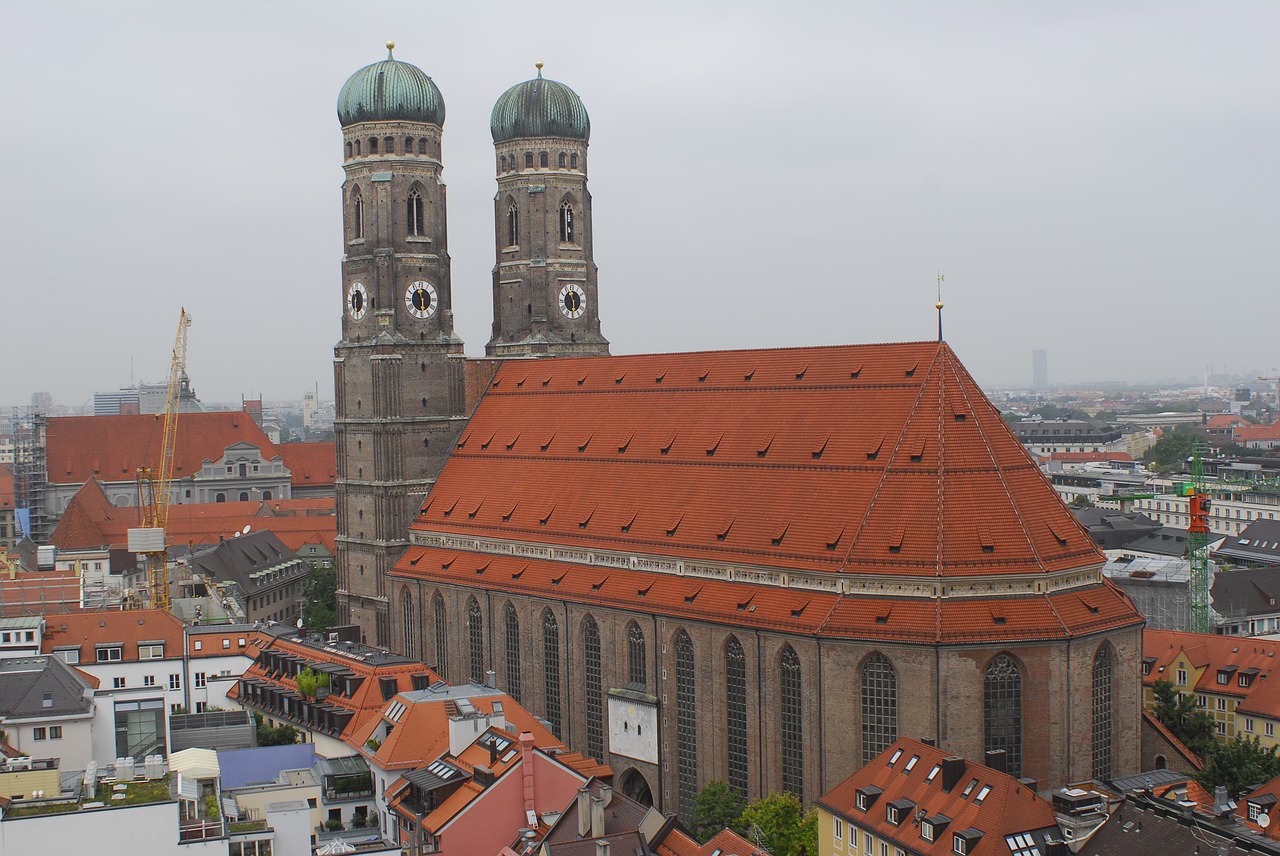 Miestas,  Architektūra,  Kelionė,  Miesto Kraštovaizdis,  Bažnyčia,  Munich,  Frauenkirche,  Marienplatz,  Lankytinos Vietos,  Bavarija