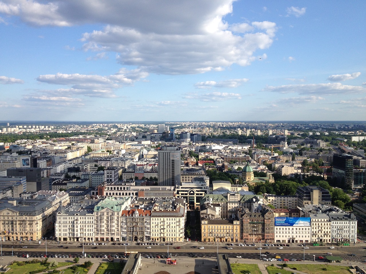 Miestas,  Panorama,  Architektūra,  Peržiūrėti,  Lenkija,  Kraštovaizdis,  Miesto Panorama,  Varšuva,  Miesto Centras,  Pastatai