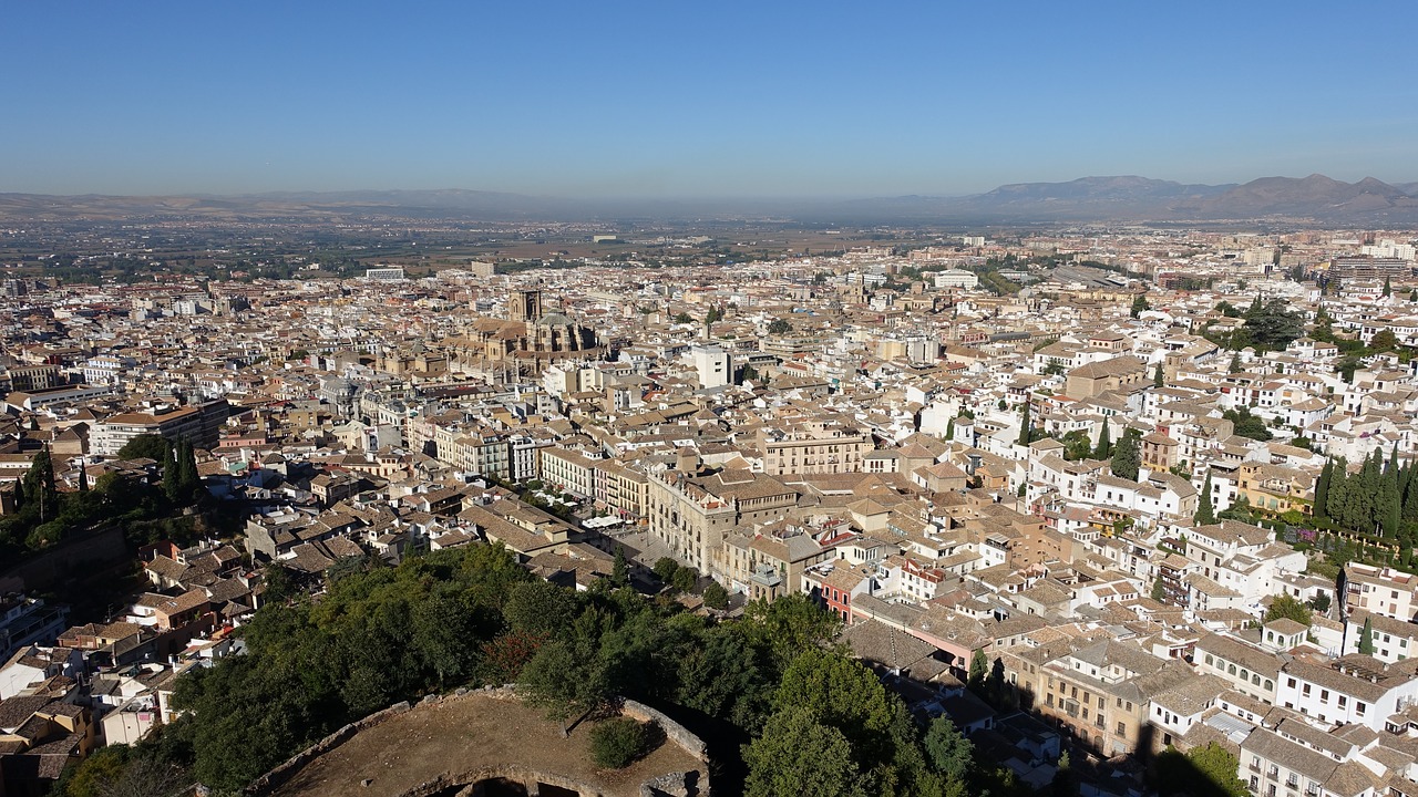 Miestas,  Metai,  Miestų,  Turizmas,  Granados Katedra,  Alhambra Rūmai,  Granada,  Ispanija, Nemokamos Nuotraukos,  Nemokama Licenzija