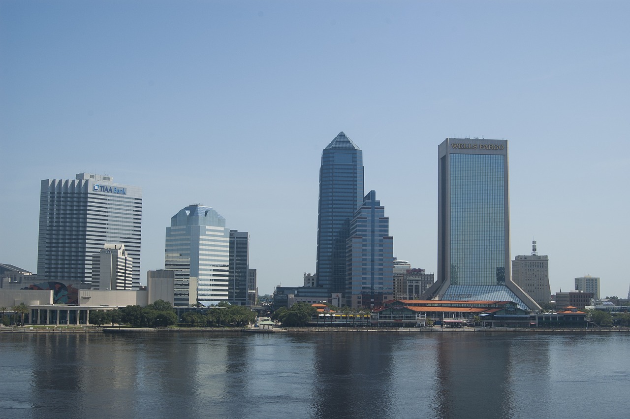 Miestas,  Skyline,  Architektūra,  Upė,  Jacksonville, Nemokamos Nuotraukos,  Nemokama Licenzija