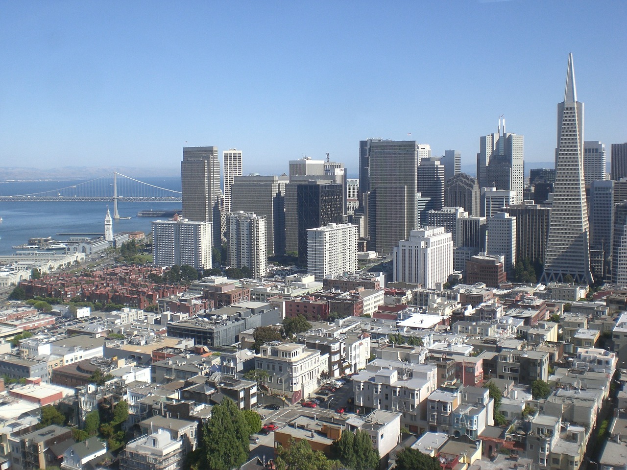 Miestas, Panorama, San Franciskas, Kalifornija, Nemokamos Nuotraukos,  Nemokama Licenzija