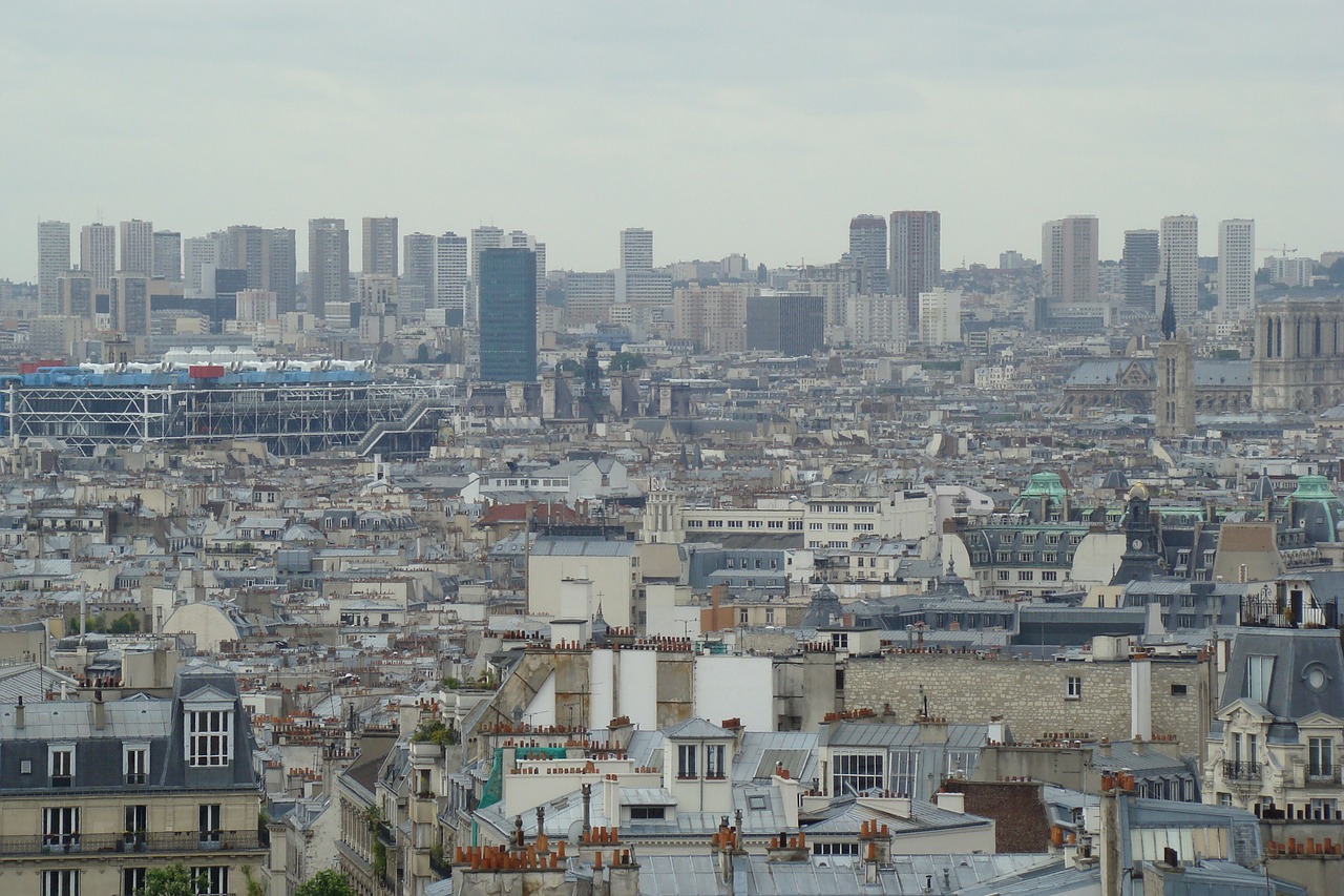 Miestas, Panorama, Paris, France, Pastatai, Vaizdas, Architektūra, Miesto Panorama, Turizmas, Pastatas