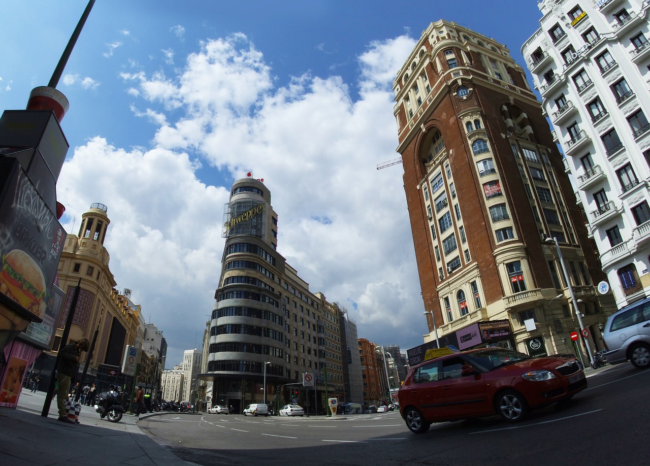 Miestas, Madride, Puikus Būdas, Architektūra, Miesto Centras, Kapitalas, Ispanija, Miesto, Pastatai, Senas Pastatas
