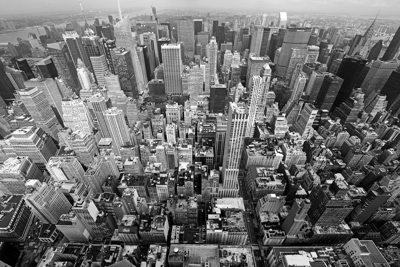 Miestas, Niujorkas, Jungtinės Valstijos, Panoraminis, Aukštis, Dangoraižis, Pastatai, Nemokamos Nuotraukos,  Nemokama Licenzija