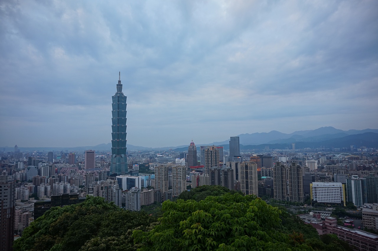 Miestas, Panorama, Taipei, Miesto Panorama, Architektūra, Orientyras, Taivanas, Asija, Žinomas, Vaizdas