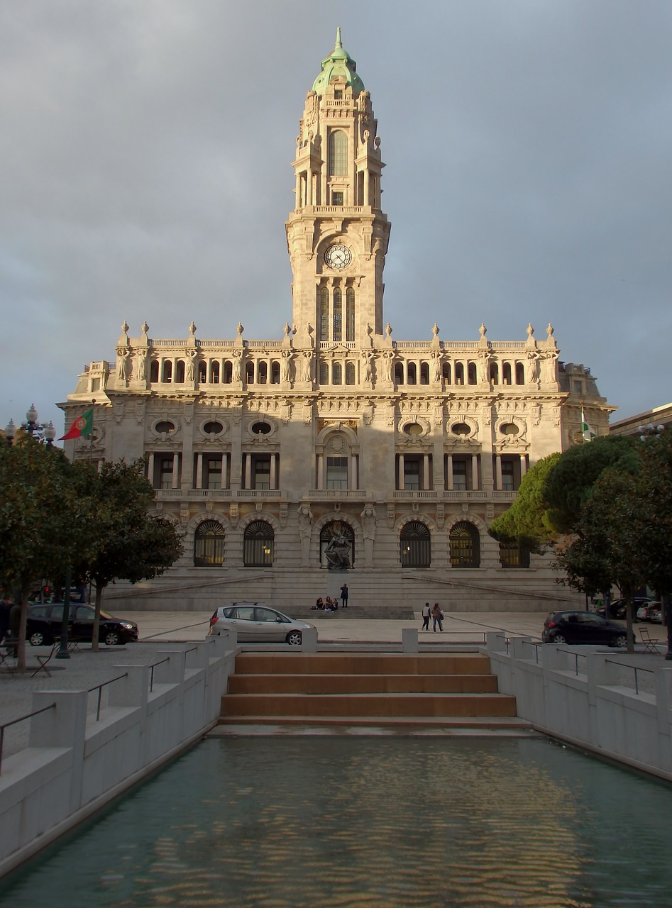 Miesto Rotušė, Porto, Portugal, Nemokamos Nuotraukos,  Nemokama Licenzija