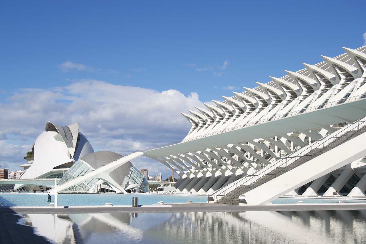 Meno Ir Mokslo Miestas,  Moderni Architektūra,  Valensija,  Kelionė,  Ispanija, Nemokamos Nuotraukos,  Nemokama Licenzija