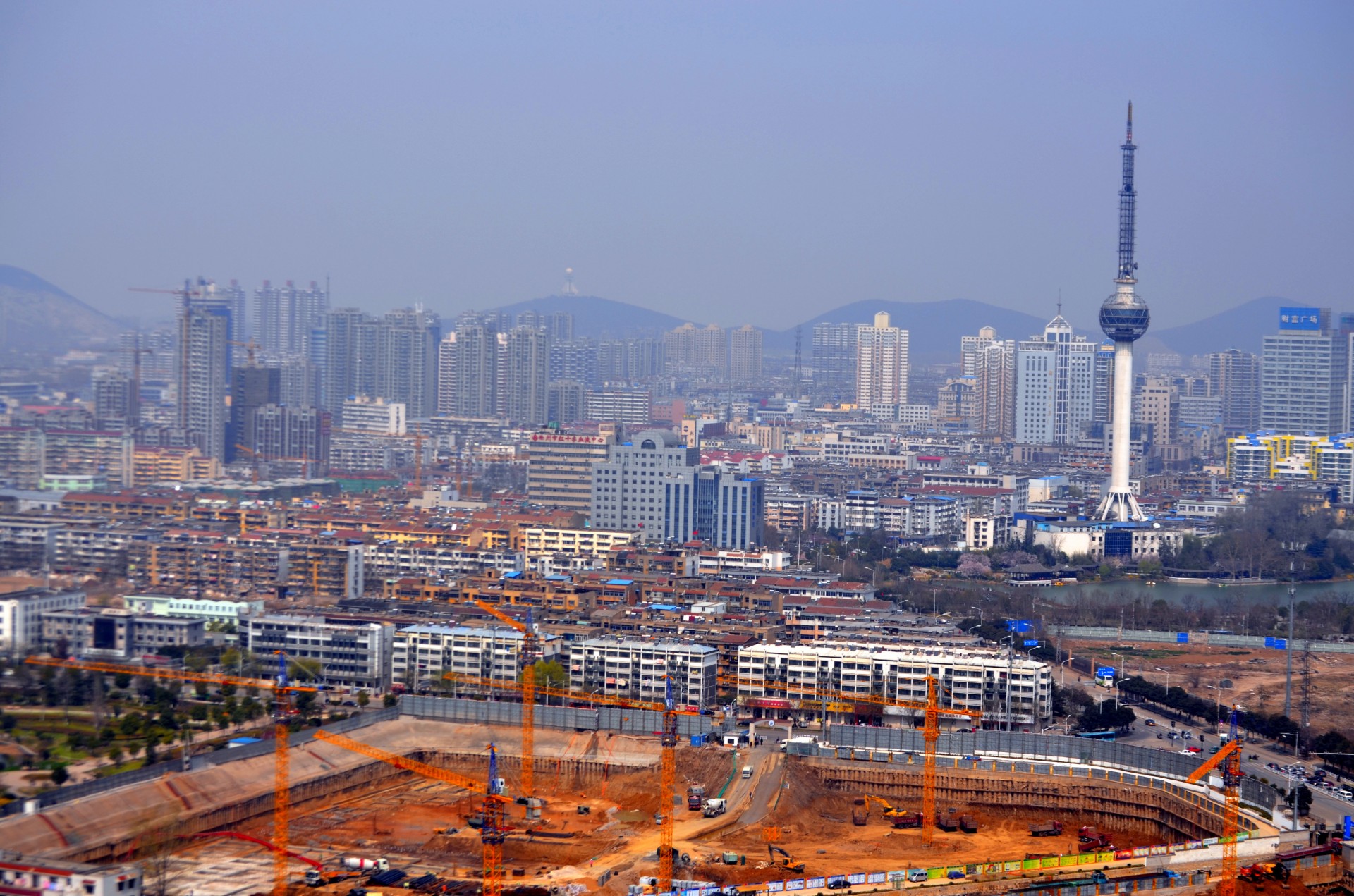 Architektūra,  Miestas,  Miesto Panorama,  Kraštovaizdis,  Xuzhou,  Kinija,  Asija,  Jiangsu,  Miestas Xuzhou, Nemokamos Nuotraukos