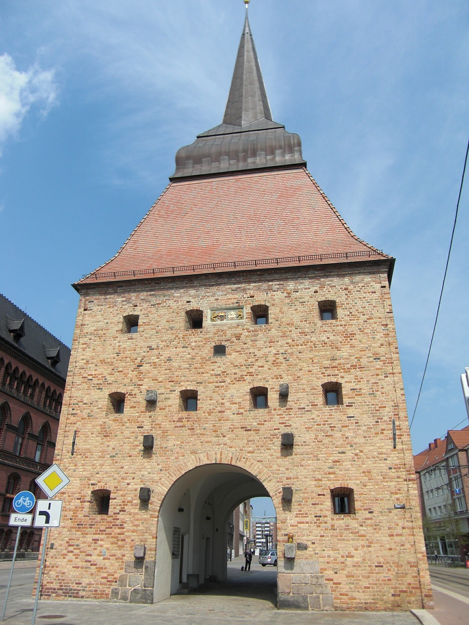 Miesto Siena, Rostock, Miesto Įtvirtinimai, Viduramžiai, Liaudies Lygos, Hanzos Miestas, Istoriškai, Pastatas, Akmeniniai Vartai, Architektūra