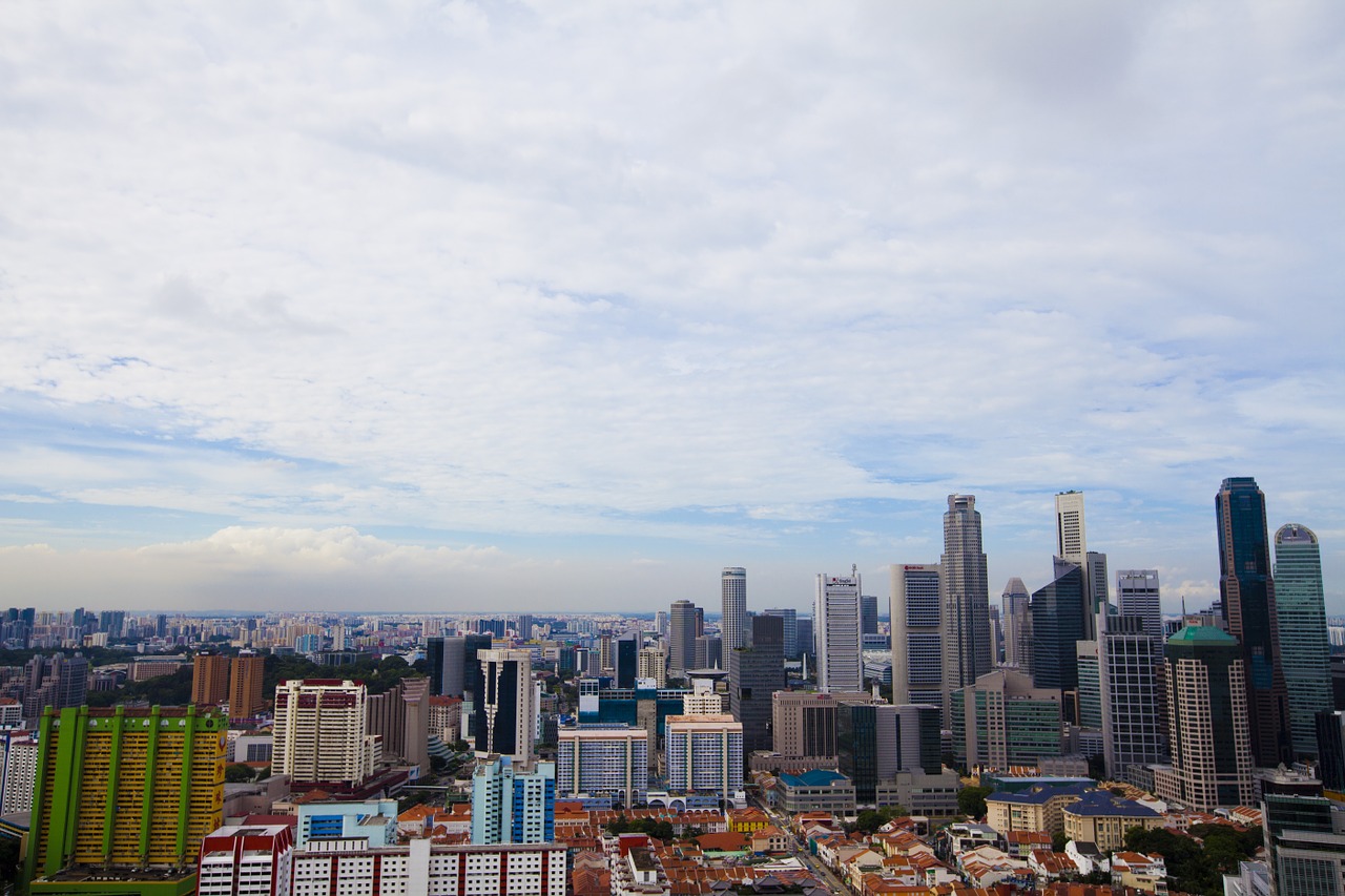 Singapūras, Miesto Panorama, Panorama, Miesto, Asija, Singapūras Panorama, Nemokamos Nuotraukos,  Nemokama Licenzija