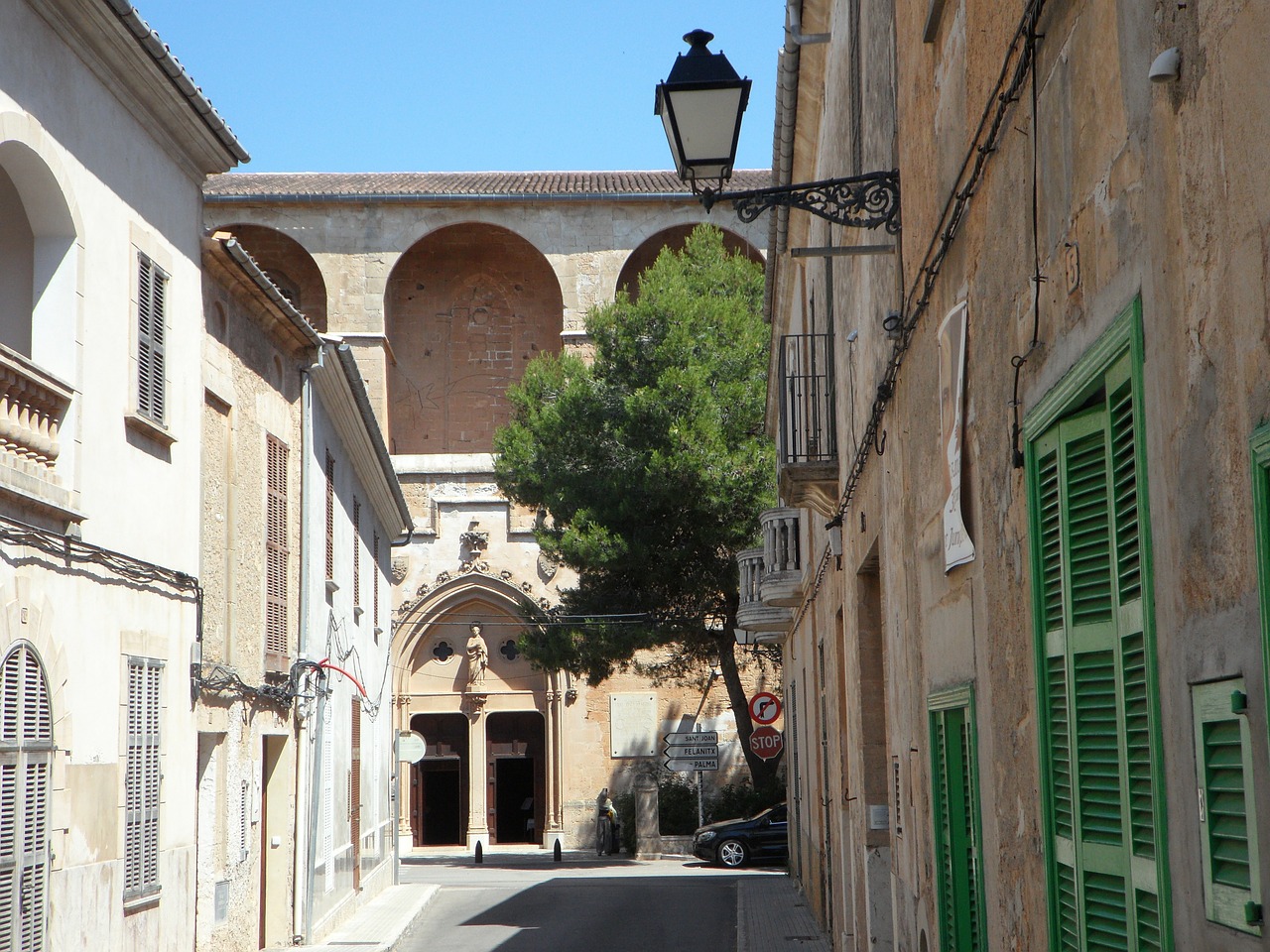 Miesto Panorama, Petra, Maljorka, Miesto Vaizdas, Senamiestis, Architektūra, Viduržemio Jūros, Namai, Ispanija, Šventė