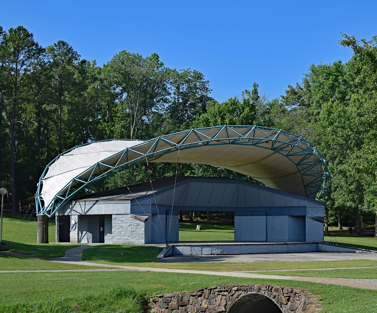 Pilietinio Centro Paviljonas, Ąžuolo Grėbis, Tennessee, Kelionė, Lauko Koncertai, Muzika, Teatras, Įvykiai, Nemokamos Nuotraukos,  Nemokama Licenzija