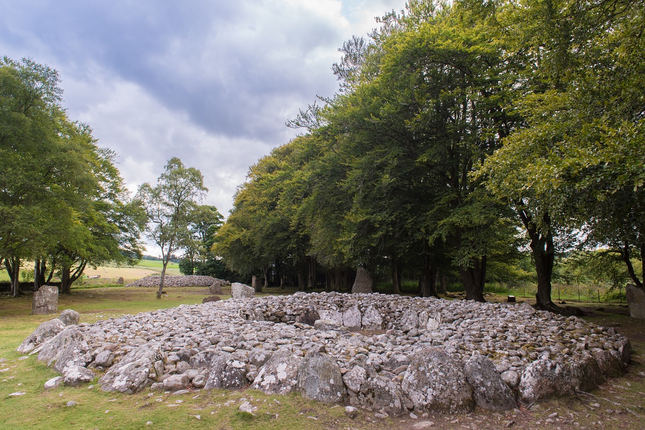 Clava Cairn, Poilsio Vieta, Kapinės, Archeologija, Istorija, Kapas, Kapinės, Kamera, Akmuo, Rokas