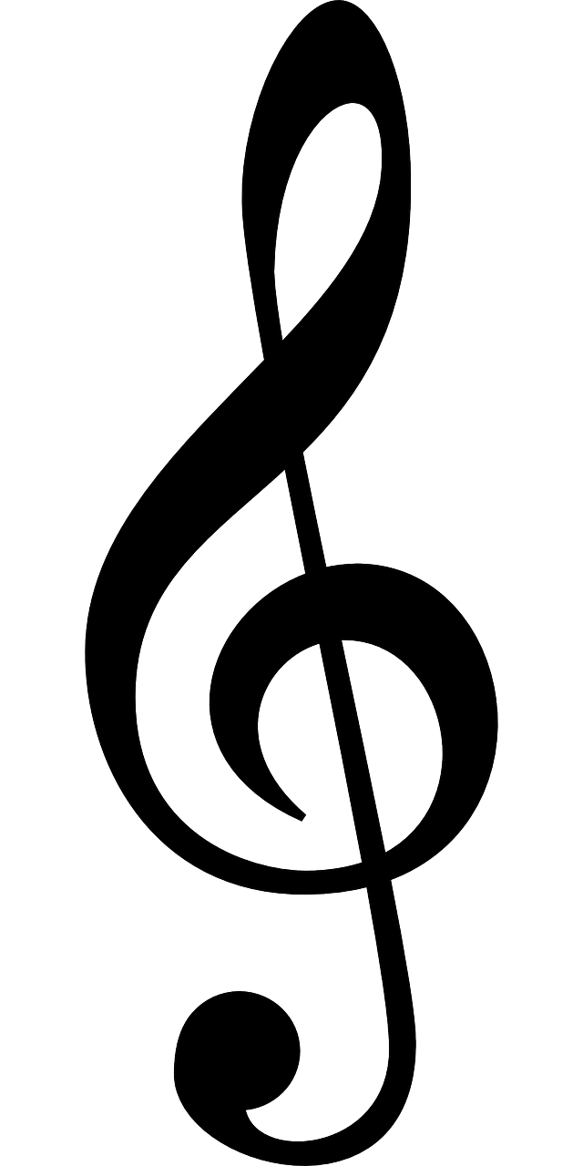 Clef, Muzika, Treble, Garsas, Melodija, Simbolis, Nemokama Vektorinė Grafika, Nemokamos Nuotraukos,  Nemokama Licenzija