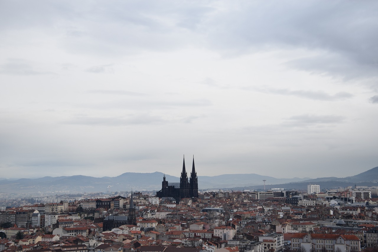 Clermont-Ferrand, Katedra, Kraštovaizdis, Miestas, Nemokamos Nuotraukos,  Nemokama Licenzija