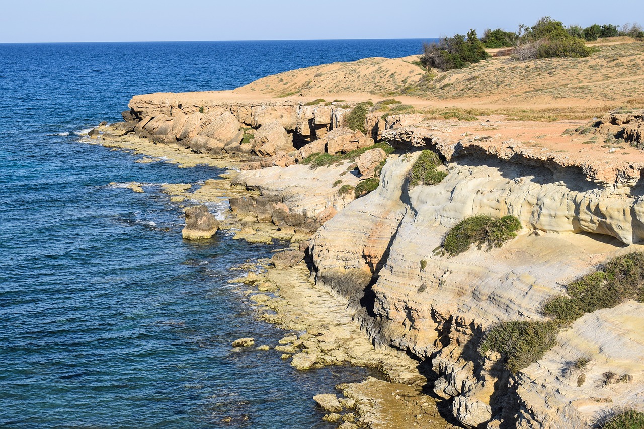 Uolos, Kranto, Cove, Papludimys, Geologija, Gamta, Formavimas, Kapparis, Kipras, Nemokamos Nuotraukos