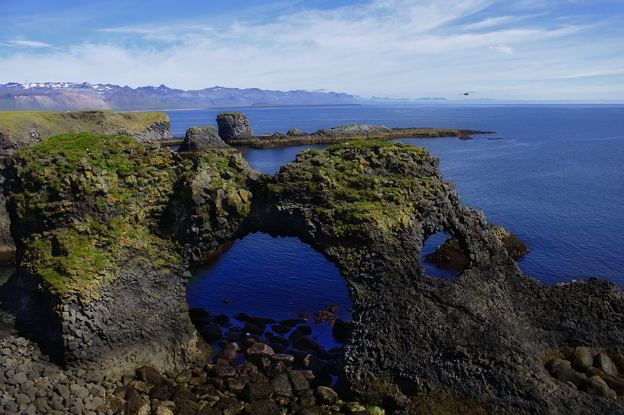 Uolos, Krantas, Vandenynas, Jūra, Kranto, Kraštovaizdis, Gamta, Papludimys, Mėlynas, Iceland