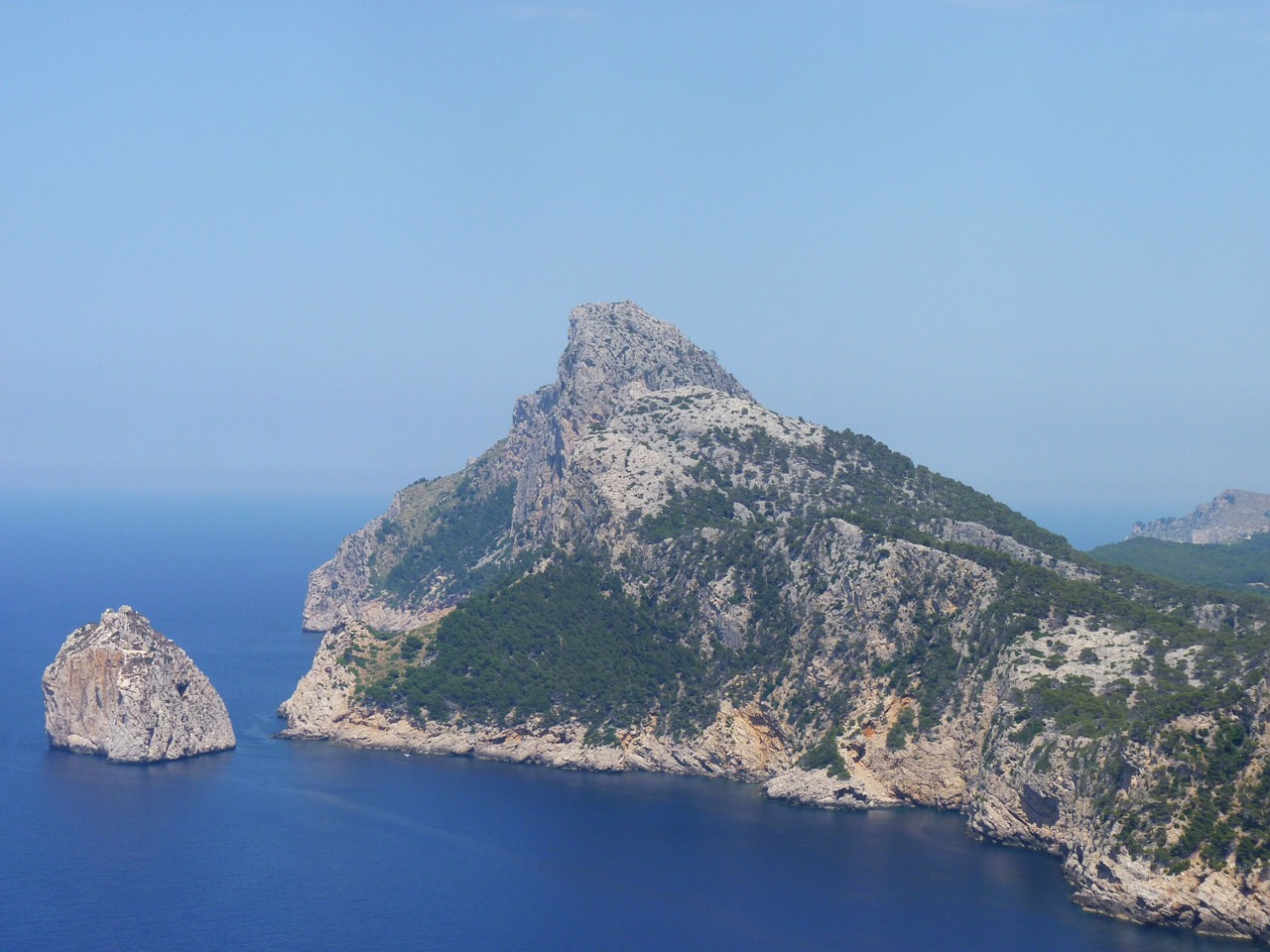 Uolos, Maljorka, Ispanija, Rokas, Jūra, Mėlynas, Viduržemio Jūros, Vanduo, Formentor, Balearų Salos