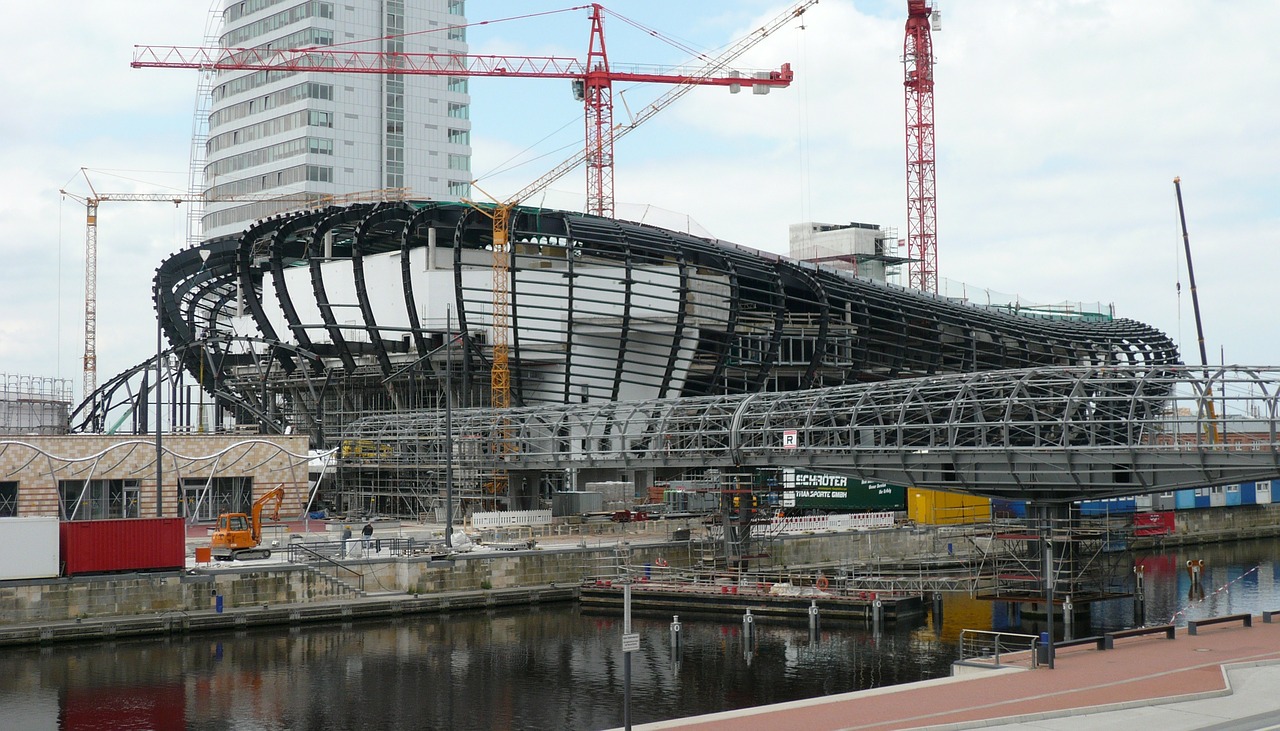 Klimato Namelis, Bremerhaven, Architektūra, Lukštas, Svetainė, Statybos Darbai, Turizmas, Pritraukimas, Nemokamos Nuotraukos,  Nemokama Licenzija