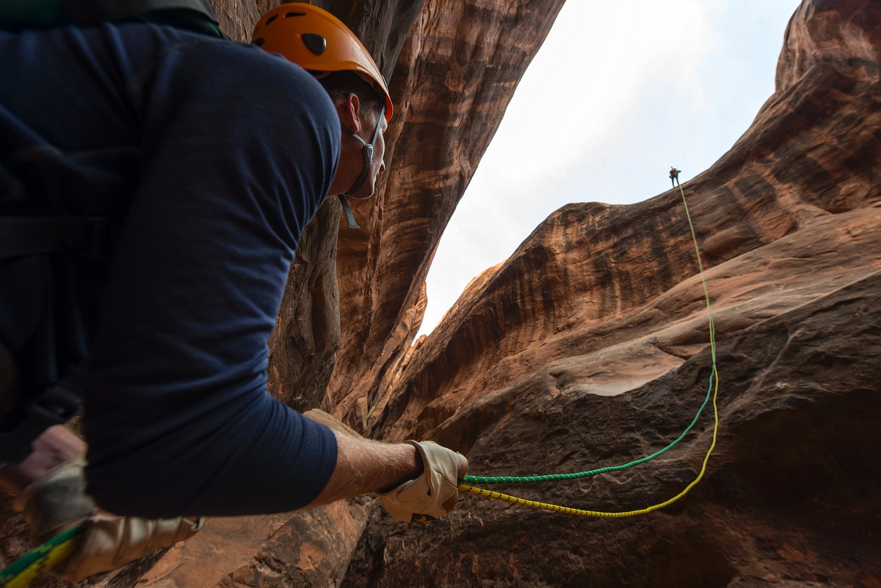 Alpinizmas, Rappelling, Canyoneering, Lynai, Uolos, Kraštovaizdis, Nuleidimas, Lauke, Poilsis, Akmenys