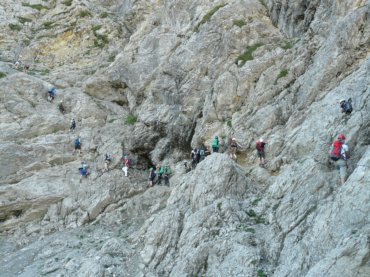 Alpinizmas, Salewa Klettersteig, Lipti, Džemas, Alpinistas, Alpinistas, Perkrautas, Iseler, Nemokamos Nuotraukos,  Nemokama Licenzija