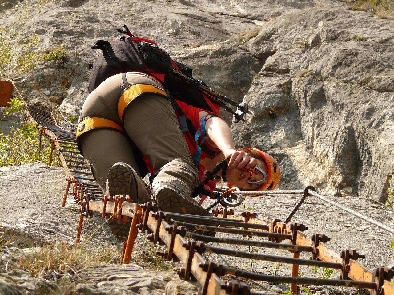 Laipiojimo Platformos Sistema, Alpinizmas, Galva, Atsarginė Kopija, Savarankiškumas, Via Ferrata, Per Dellamicizia, Garda, Cima Sat, Lipti