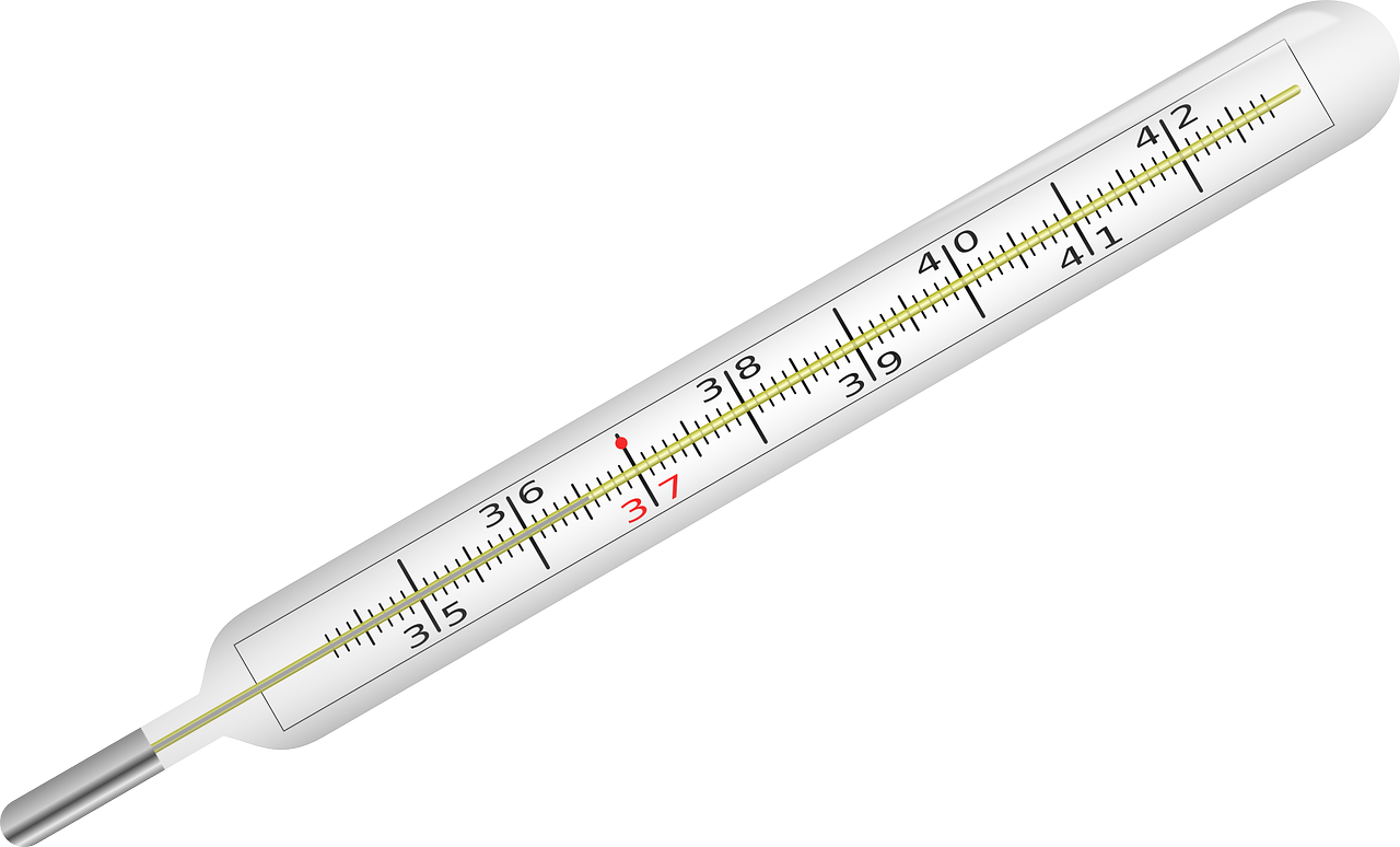 Klinikinis Termometras, Karščiavimas, Termometras, Klinika, Sveikata, Medicina, Metras, Temperatūra, Nemokama Vektorinė Grafika, Nemokamos Nuotraukos