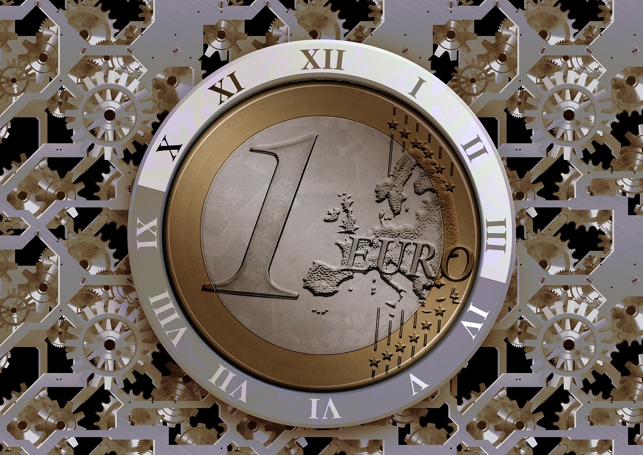 Laikrodis, Laikas, Euras, Pinigai, Valiuta, Europa, Dantys, Įrankiai, Malūnėlis, Tinklelis