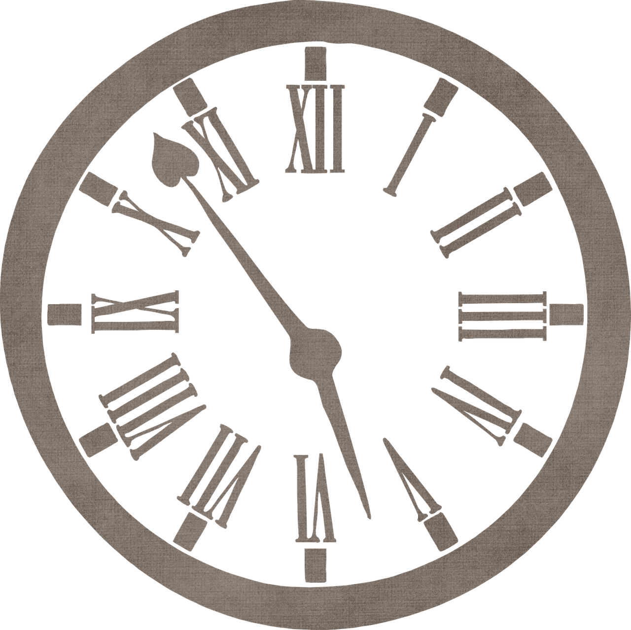 Laikrodis, Laikas, Organizavimas, Ornamentas, Ruda, Puošimas, Scrapbooking, Elementas, Menas Ir Amatai, Šviesus