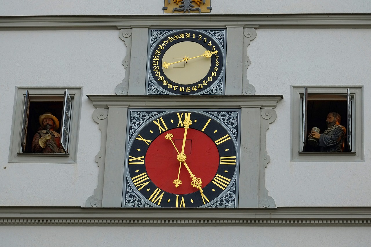 Laikrodis, Glockenspiel, Lankytinos Vietos, Žiedas, Garsas, Muzika, Bimmeln, Laikas, Turizmas, Namo Fasadas