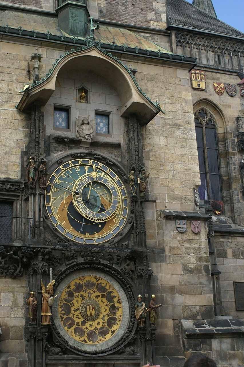 Laikrodis, Zodiako, Laikas, Astrologija, Astronomija, Senovinis, Surinkti, Astrologinis, Horoskopas, Prague