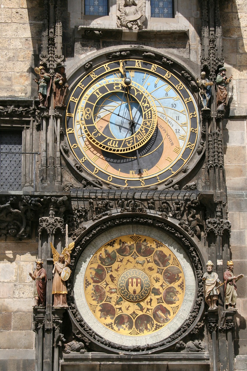 Laikrodis, Laikas, Astronominis Laikrodis, Senoji Miesto Rotušė, Prague, Nemokamos Nuotraukos,  Nemokama Licenzija