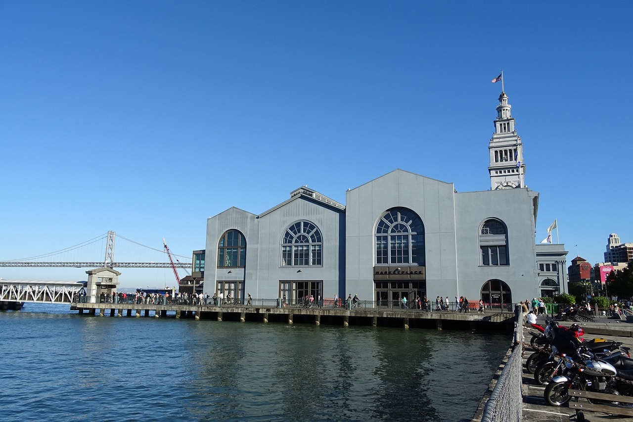 Laikrodzio Bokstas, Keltų Pastatas, Uostas, Vandens Priekis, San Franciskas, Embarcadero, Bokštas, Pastatas, Architektūra, Kelionė