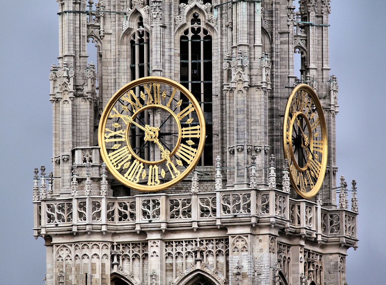 Laikrodzio Bokstas, Bažnyčia, Katedra, Mūsų Ponios Katedra, Antverpenas, Muziejus, Architektūra, Gotika, Pastatas, Įspūdingas