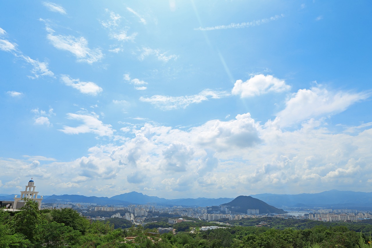 Chuncheon, Vasara, Korėja, Miesto Kraštovaizdis, Dangus, Dienos, Nemokamos Nuotraukos,  Nemokama Licenzija